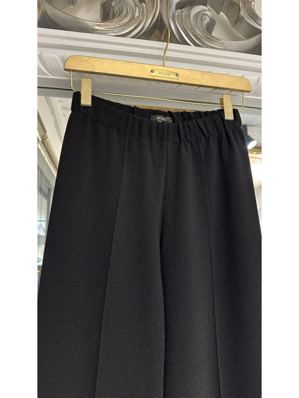 İNVEE 6650 Siyah Triko Pantolon
