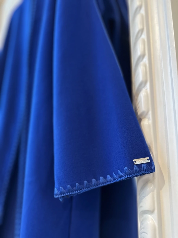 İNVEE 6949 Nakışlı Kaşe Kap - Sax