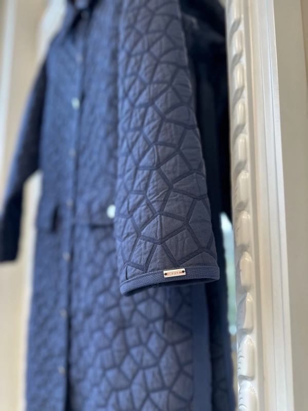 İNVEE 7096 Kapitone Ceket - Lacivert