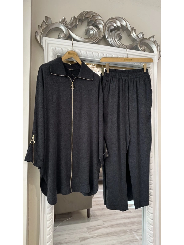 İNVEE 7135 Modal Takım - Siyah