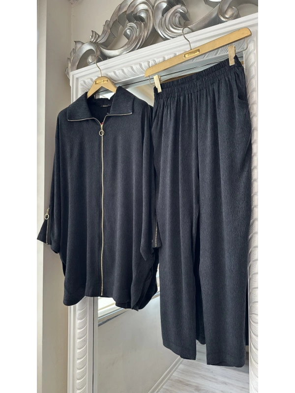 İNVEE 7135 Modal Takım - Siyah