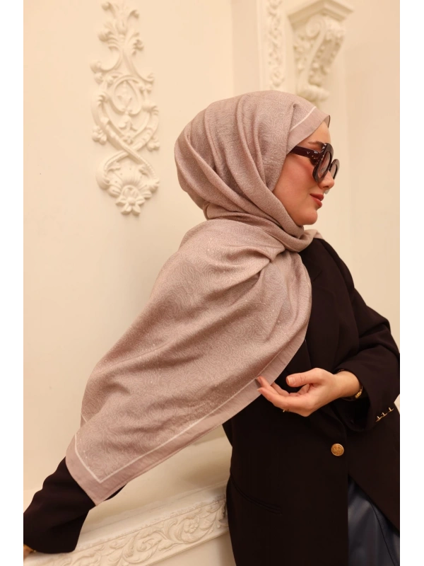 Silk Home Mayda Şal - Pudra-Krem