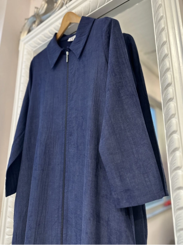 Büyük Beden Ferace - Lacivert