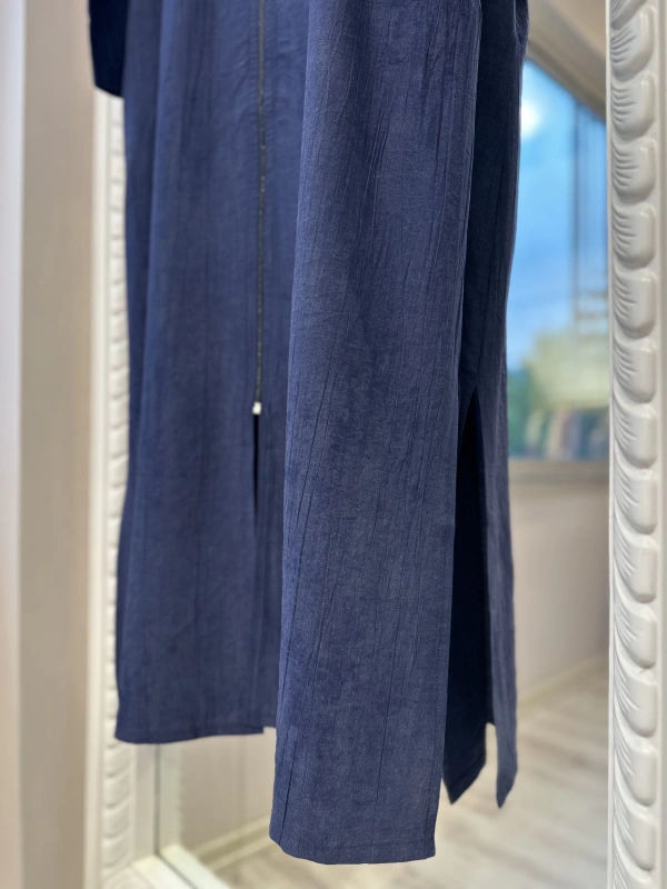 Büyük Beden Ferace - Lacivert