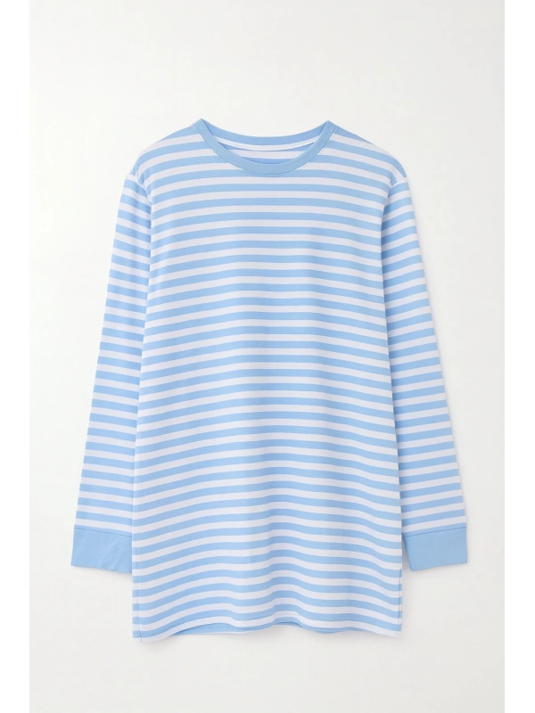Çizgili Tunik - Mavi