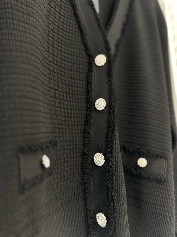 İNVEE 7120 Triko Takım -  Siyah