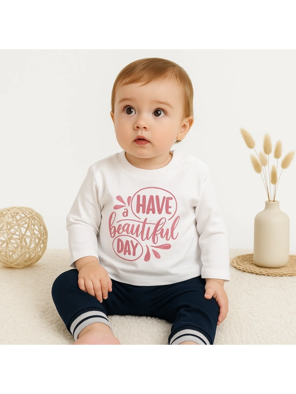 Nakışlı 3lü Eşofman Takımı