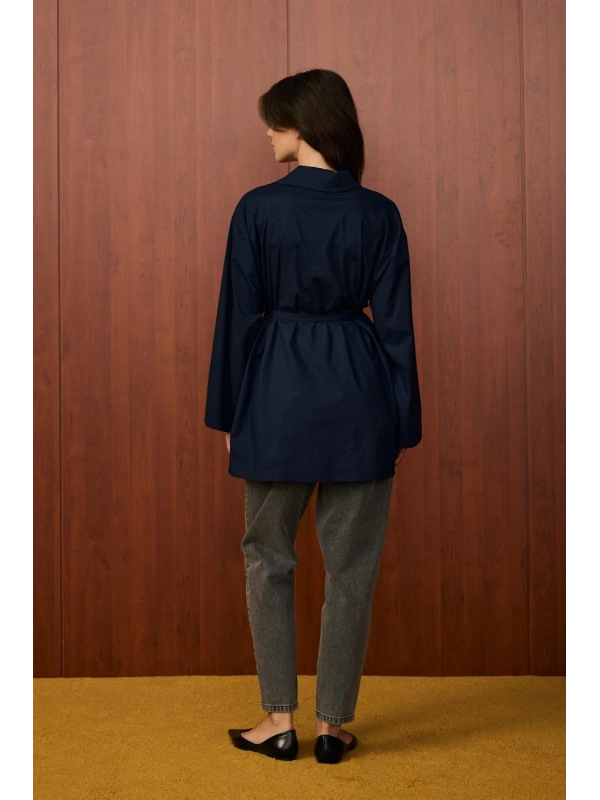 Merwish Madrid Şık Gömlek-Lacivert