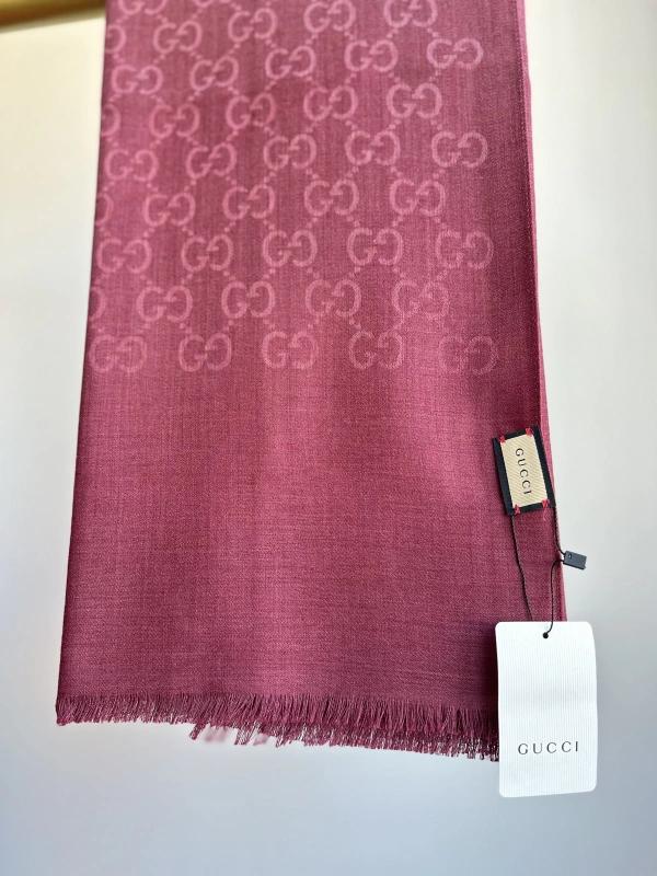 A Kalite Yün İpek Şal - Bordo