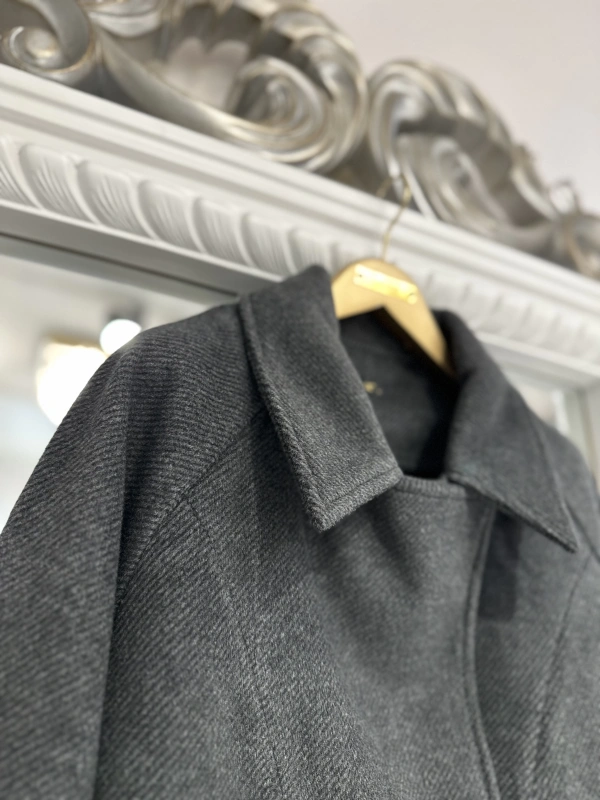 İNVEE Yün Kaban - Siyah