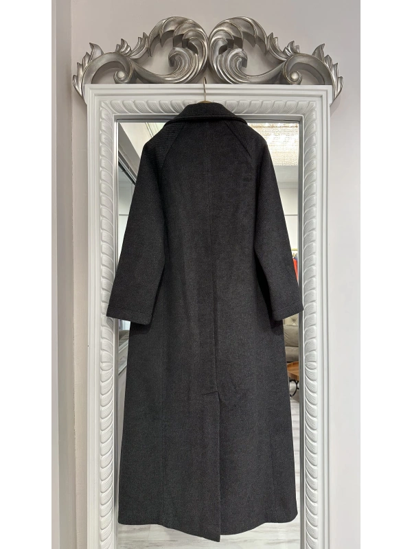 İNVEE Yün Kaban - Siyah