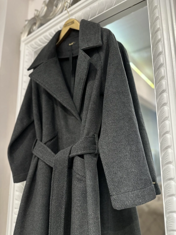 İNVEE Yün Kaban - Siyah