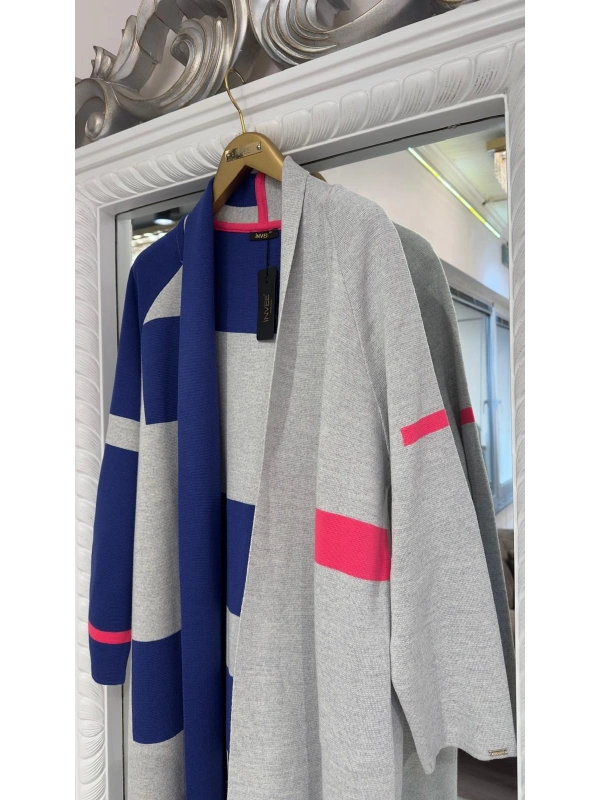 İNVEE Yün Karışımlı Çelik Örme Hırka