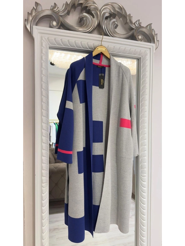 İNVEE Yün Karışımlı Çelik Örme Hırka