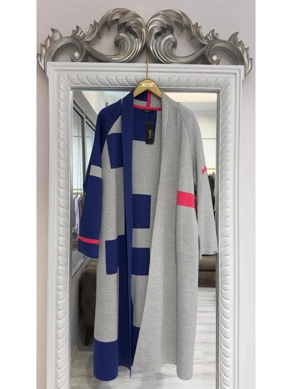 İNVEE Yün Karışımlı Çelik Örme Hırka