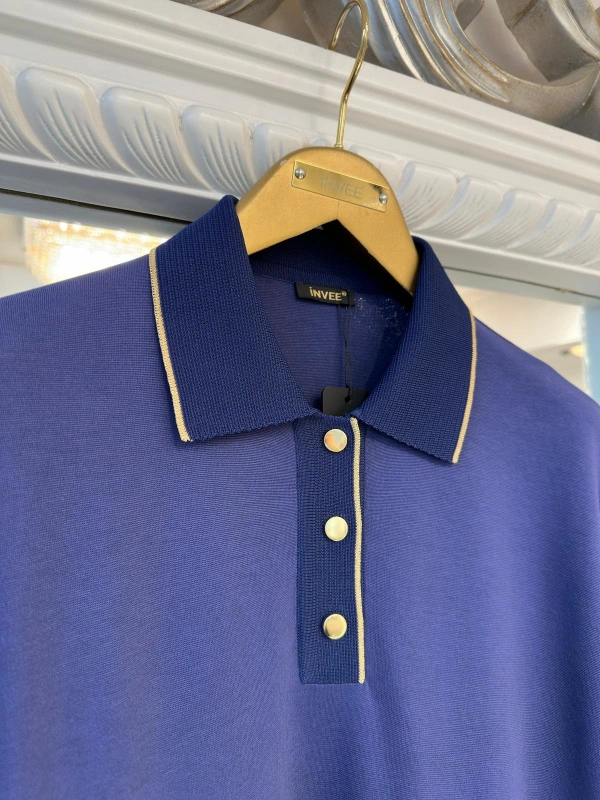 İNVEE İki İplik Tunik - İndigo