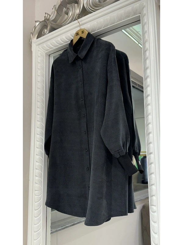 INVEЕ Lyocell Gömlek - Siyah