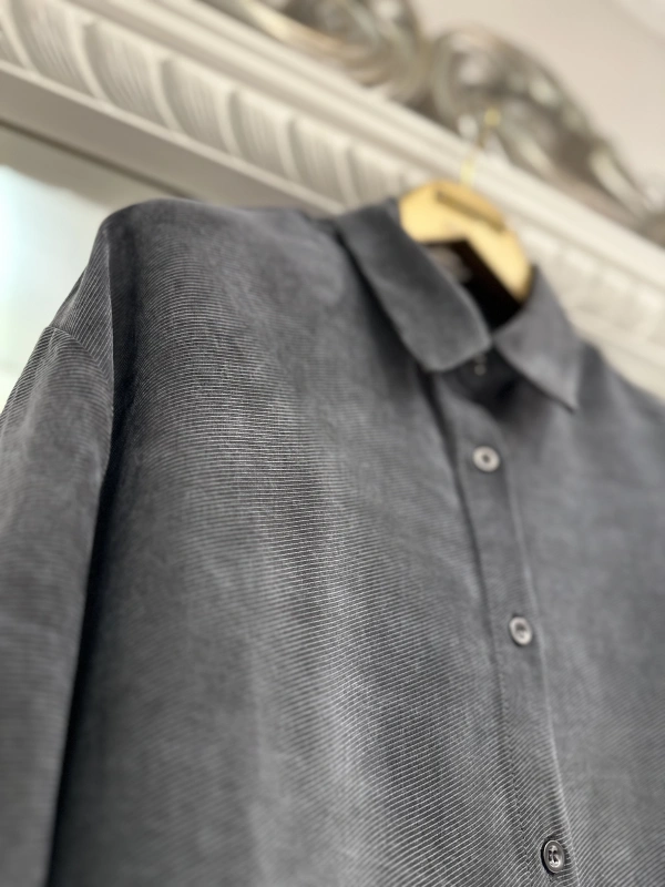 INVEЕ Lyocell Gömlek - Siyah