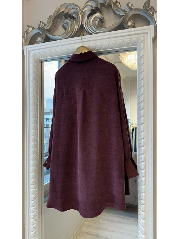 INVEЕ Lyocell Gömlek - Bordo