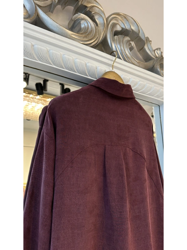 INVEЕ Lyocell Gömlek - Bordo