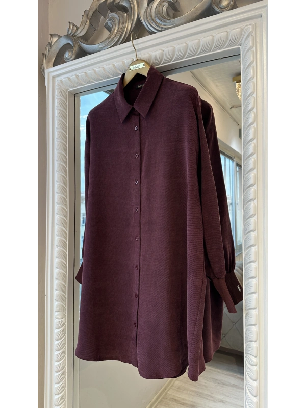 INVEЕ Lyocell Gömlek - Bordo