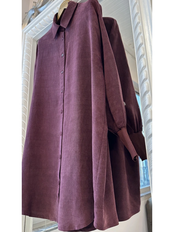 INVEЕ Lyocell Gömlek - Bordo