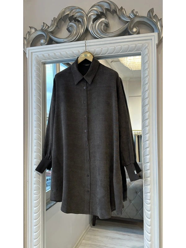 INVEЕ Lyocell Gömlek - Kahverengi