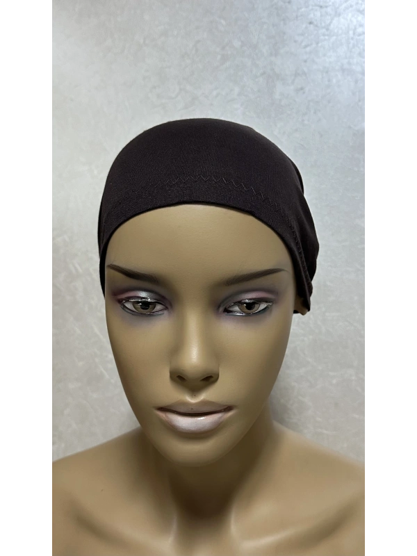 İnvee Dantelli Penye Bone - Kahverengi