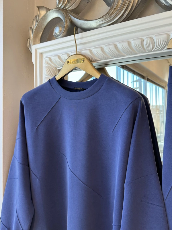 İNVEE Kadın Oversize Takım - İndigo