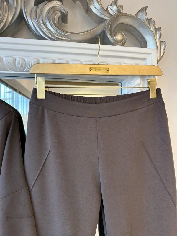 İNVEE Kadın Oversize Takım - Kahverengi