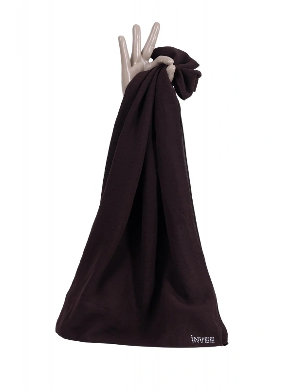 INVEE 1346 Kahverengi Caz Eşarp