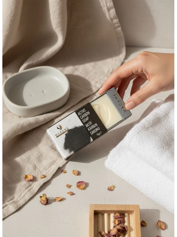 Active Carbon Soap - Aktif Karbon Sabunu