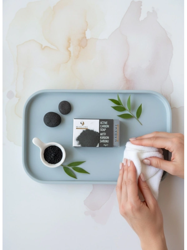 Active Carbon Soap - Aktif Karbon Sabunu