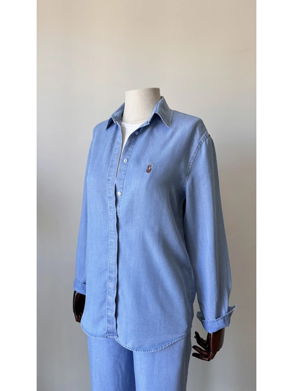 Denim Gömlek - Pantolon Takım