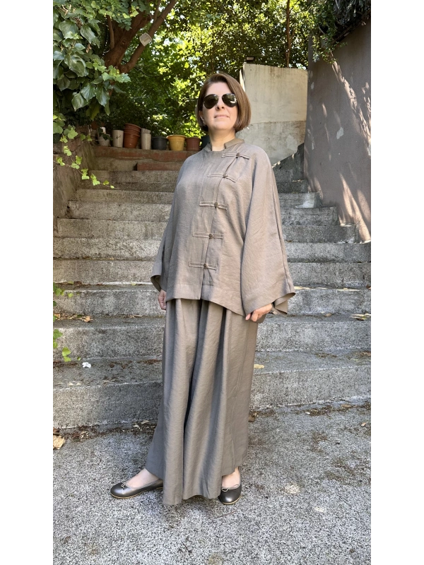 Birit Detaylı Kimono
