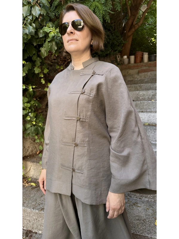 Birit Detaylı Kimono