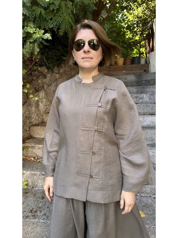 Birit Detaylı Kimono