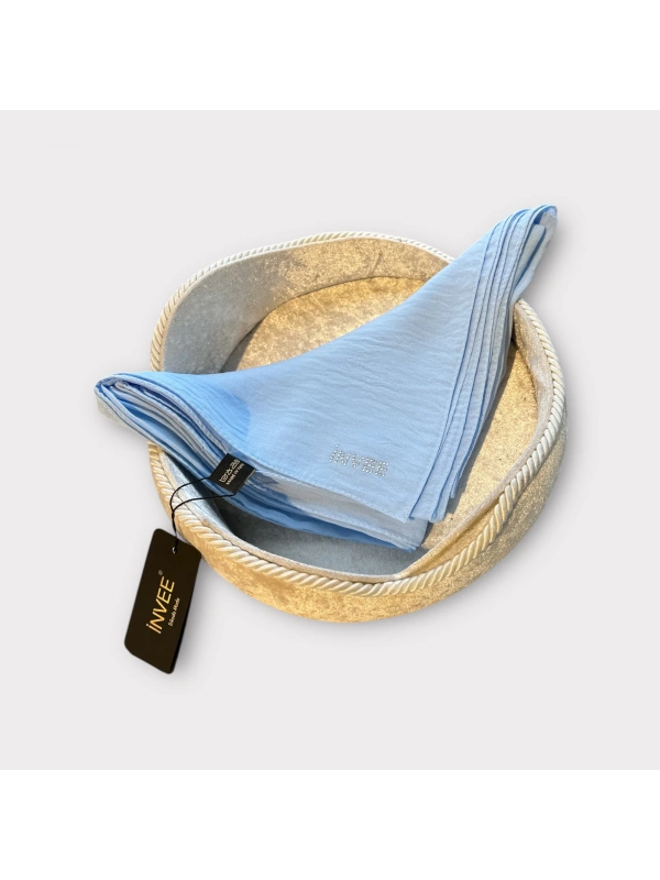 INVEE 1246 Buz Mavi Caz Şal