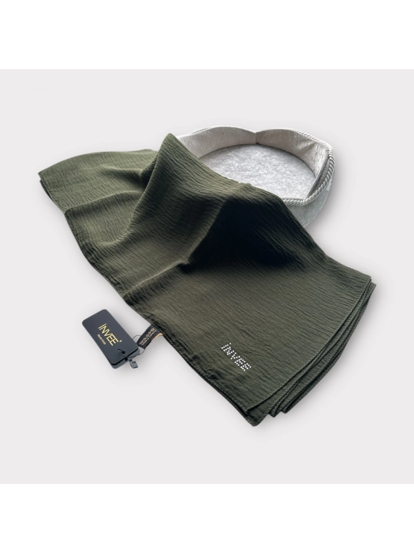 İNVEE 1246 Haki Caz Şal