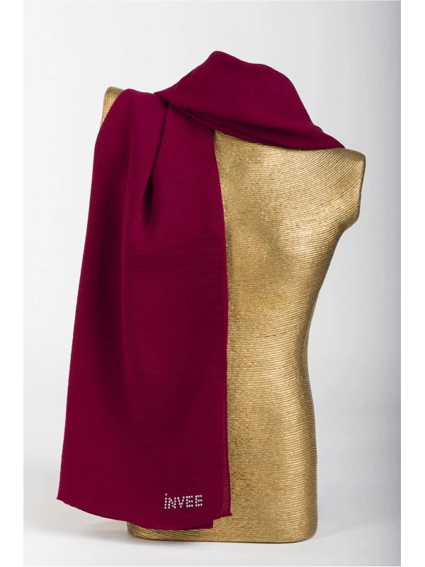 INVEE 1246 Bordo Caz Şal