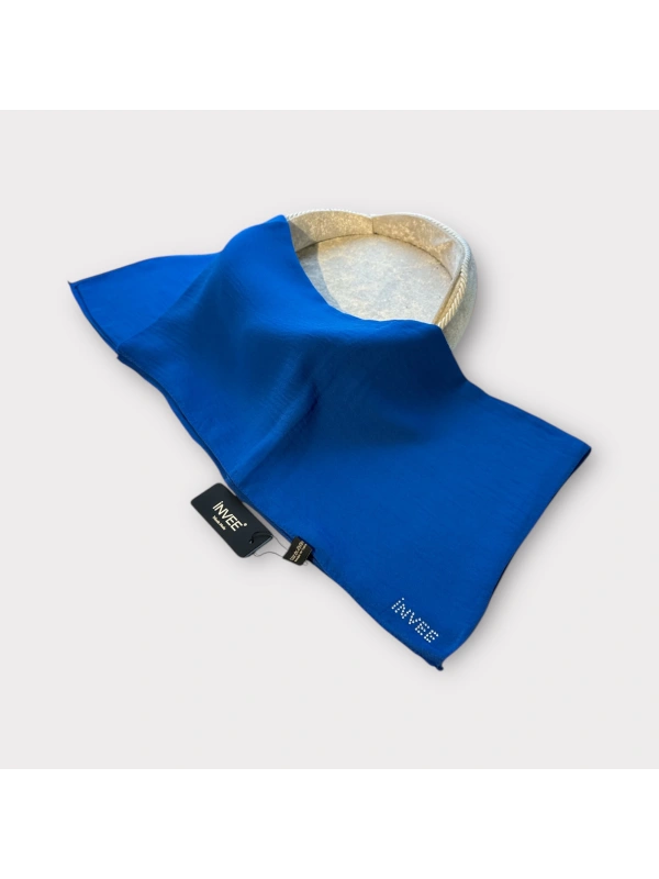 İNVEE 1246 Gece Mavisi Caz Şal