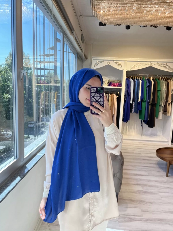 INVEE 1266 Taşlı Caz Sax Şal