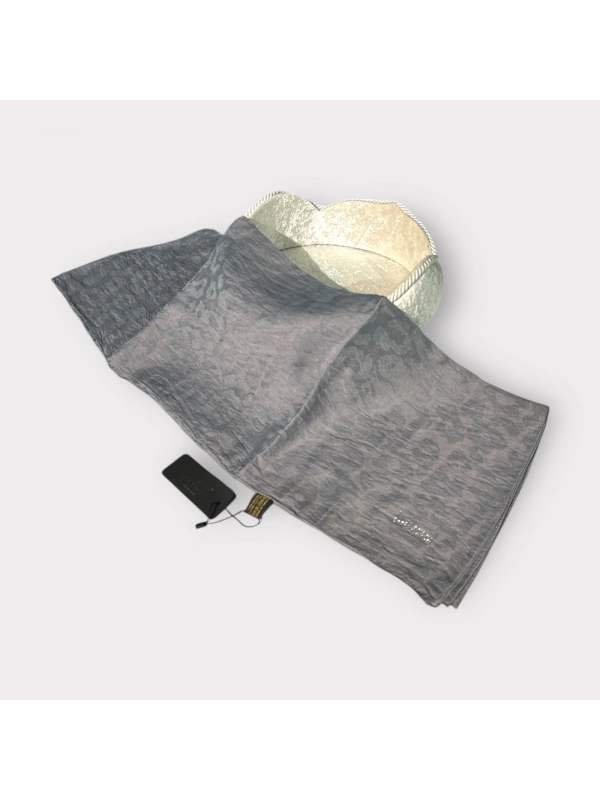 INVEE 1329 Antrasit Leopar Şal