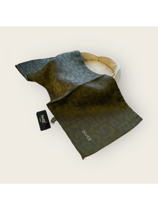 INVEE 1329 Haki Leopar Şal
