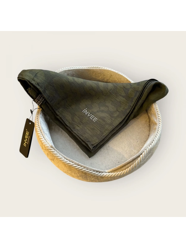 INVEE 1329 Haki Leopar Şal
