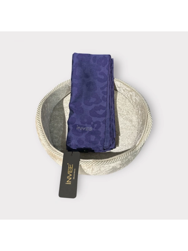 INVEE 1329 Morcivert Leopar Şal