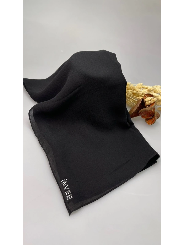 INVEE 1346 Siyah Caz Eşarp