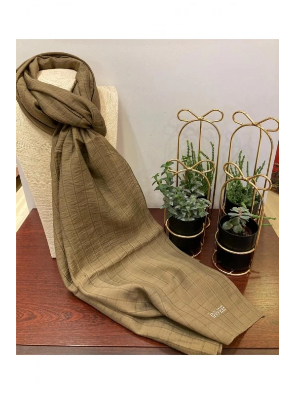 İNVEE 1445 Koyu Bej Yok Şal