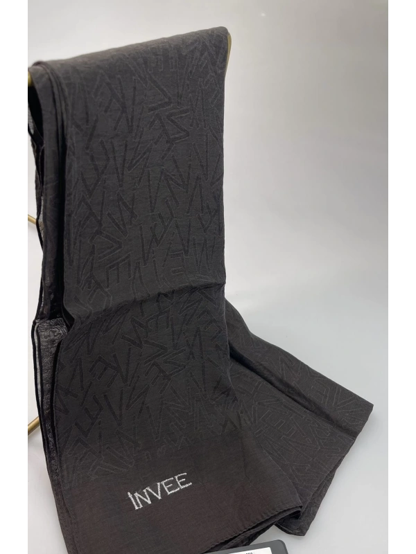 İNVEE 1550 Toprak İnvee Desenli Şal