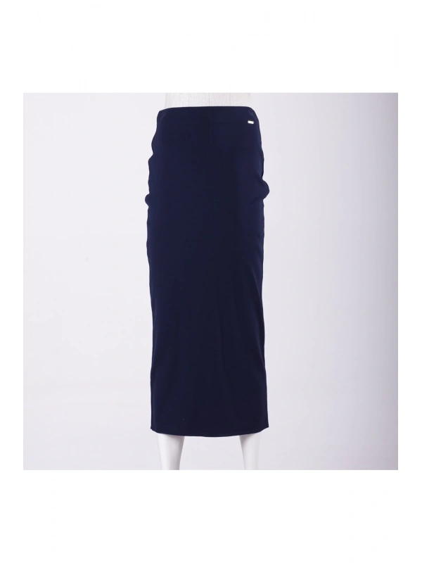 İNVEE 5685 Lacivert Triko Etek